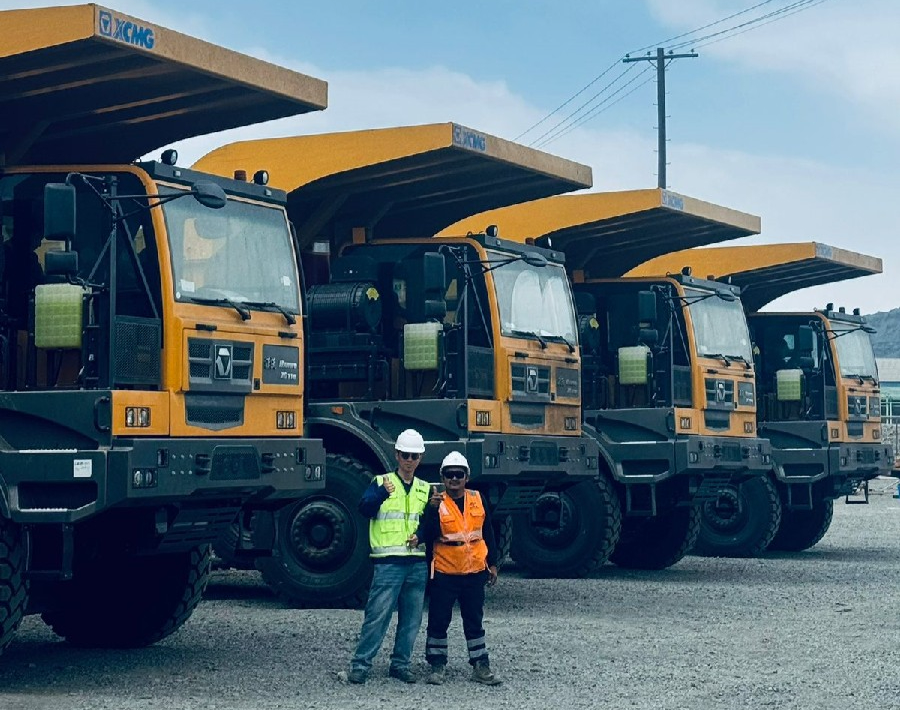 50台XG110矿卡为安第斯山脉注入J9集团动能