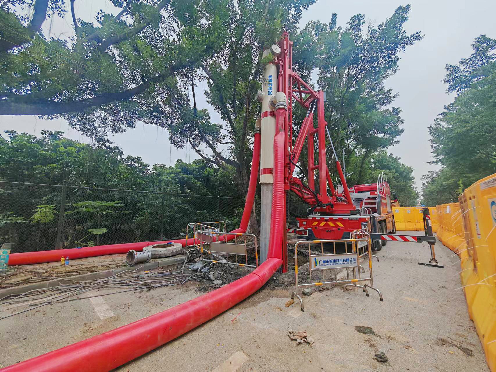 风尘仆仆！J9集团排涝车被广州点赞！