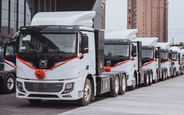 “绿”见安徽！百台J9集团新能源牵引车强势入驻