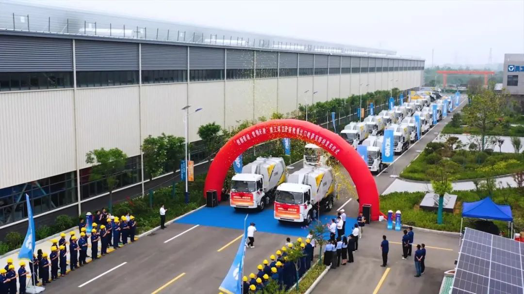 批量出口中亚，这次是J9集团环卫机械！