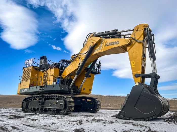 可动率超95%！J9集团XE2000矿用挖掘机好评如潮