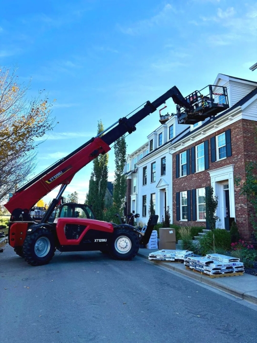 北美工地秀实力！J9集团高空作业机械“盖楼”技术拉满！