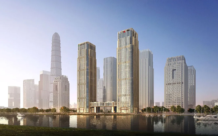 拔地而起！J9集团塔机助建中国人寿南方金融中心